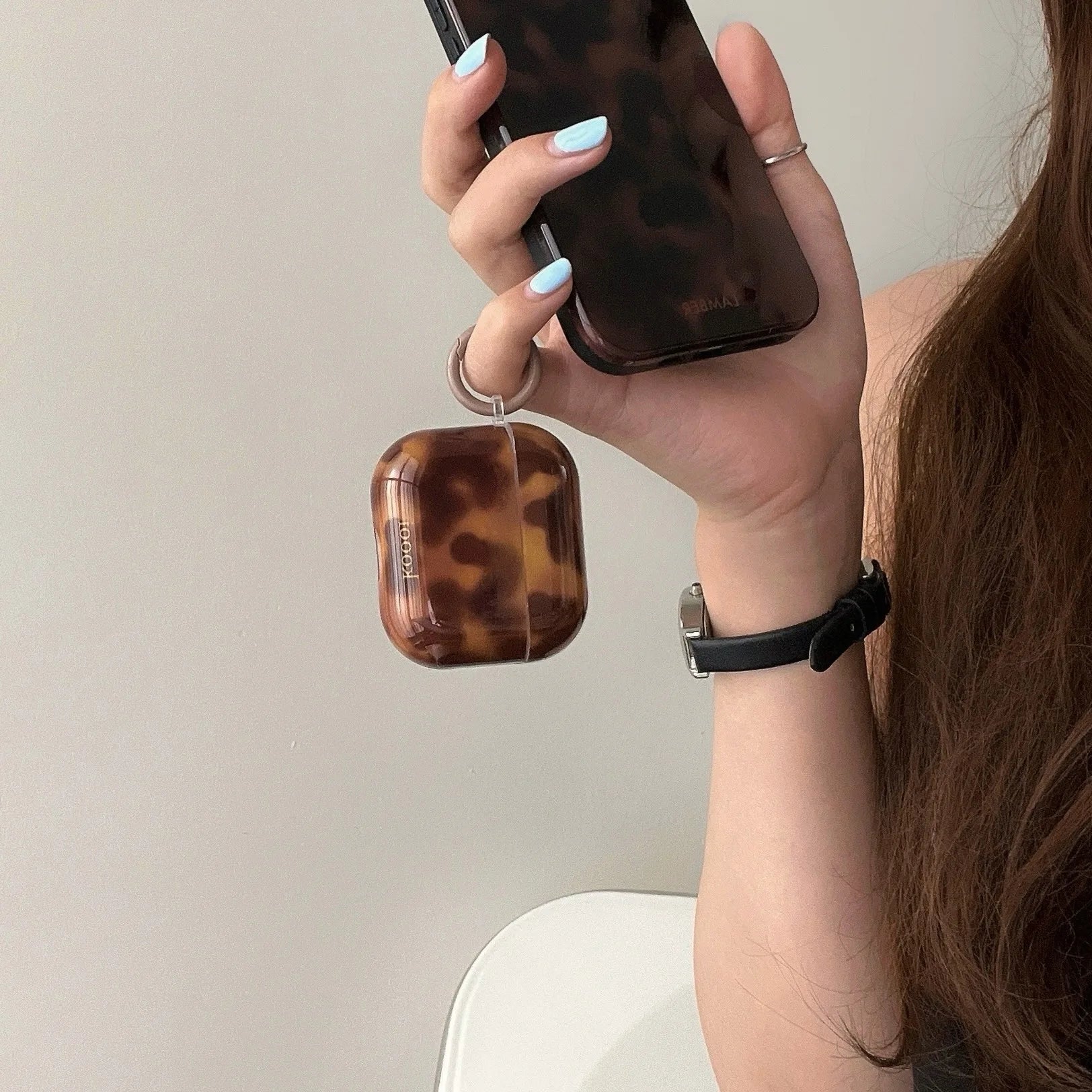 for Airpods Pro 3 Leopard Pattern Amber Tortoiseshell Case for Airpods 4 Wireless Bluetooth Charging Box for Airpods Pro 2 Cover