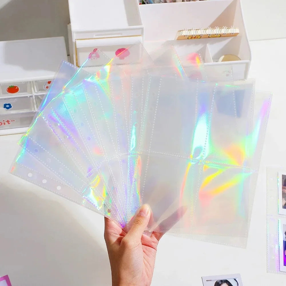 1-4 Grids A5 Kpop Photocards Sleeves Photo Album Page Protector High Definition Transparent Photo Album Photocard Binder포토카드 바인더
