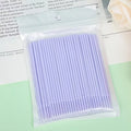 100Pcs Disposable Micro Cotton Swabs Lash Extension Cleaning Brush Household Salon Makeup Supply