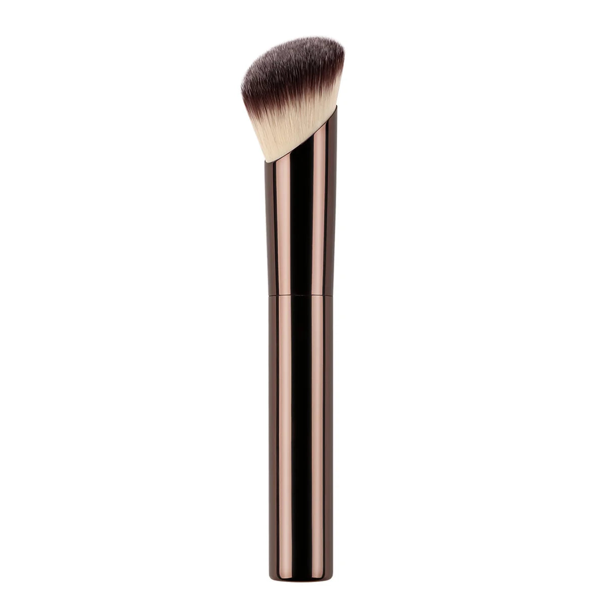 1pc Professional Foundation Brush Set, Beveled Tubular Makeup Brush, Makeup Tools With Soft Fiber For Easy Carrying, Brush For T