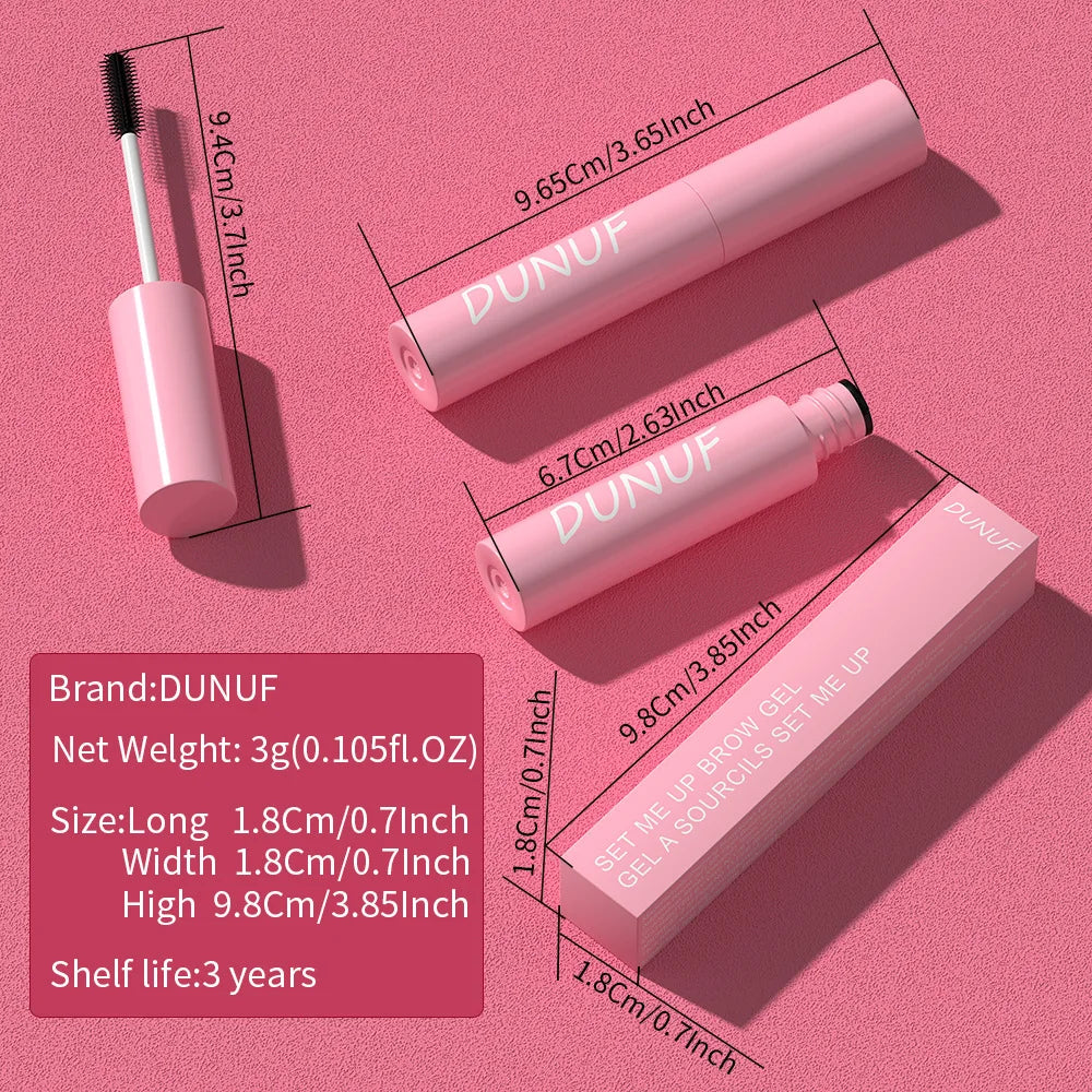Waterproof Liquid Eyebrow Setting Gel Transparent Brows Styling Tint Lasting Fast Drying 3D Wild Eyebrow Fixing Soap Makeup 1pcs