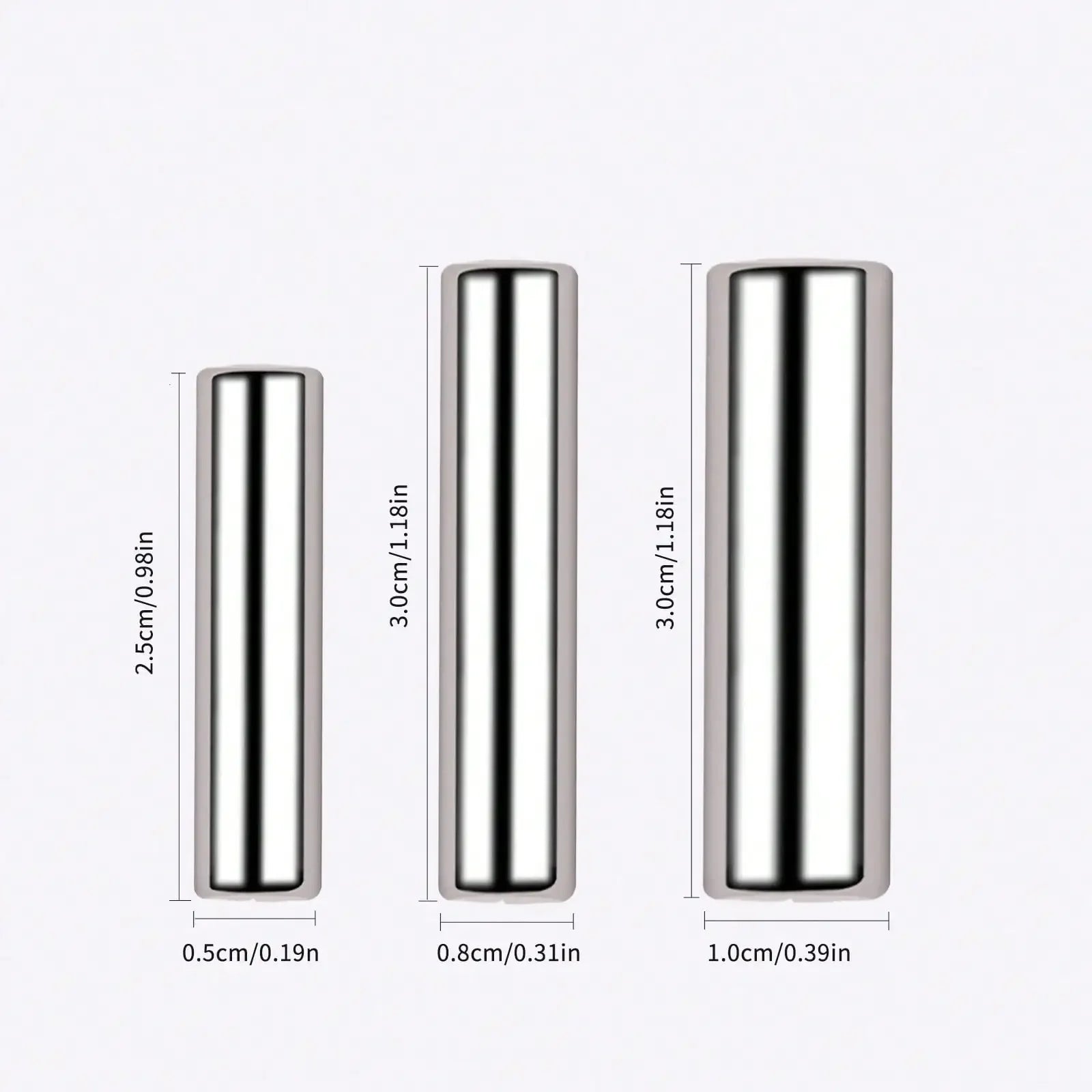3x0.7cm Round Nail Art Cat Eye Gel Magnetic Pen for Gel Polish 3D Cat Eye Nails Painting Strong Magnet Stick Manicure DIY 2030