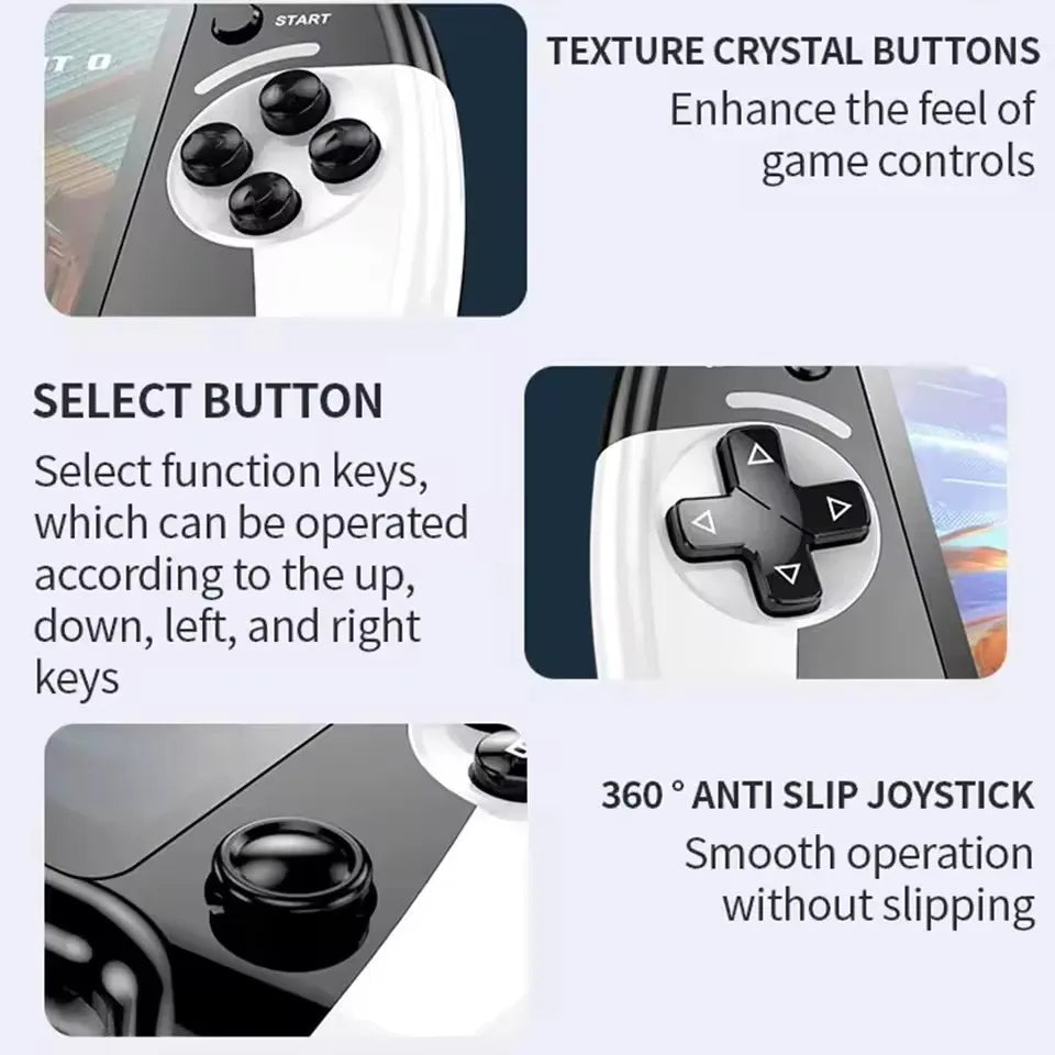 X9 Retro Handheld Game Console, Saker Game Console 5.5-Inch HD IPS Screen,20000+ Classic Games, Joystick Retro Video Game Player