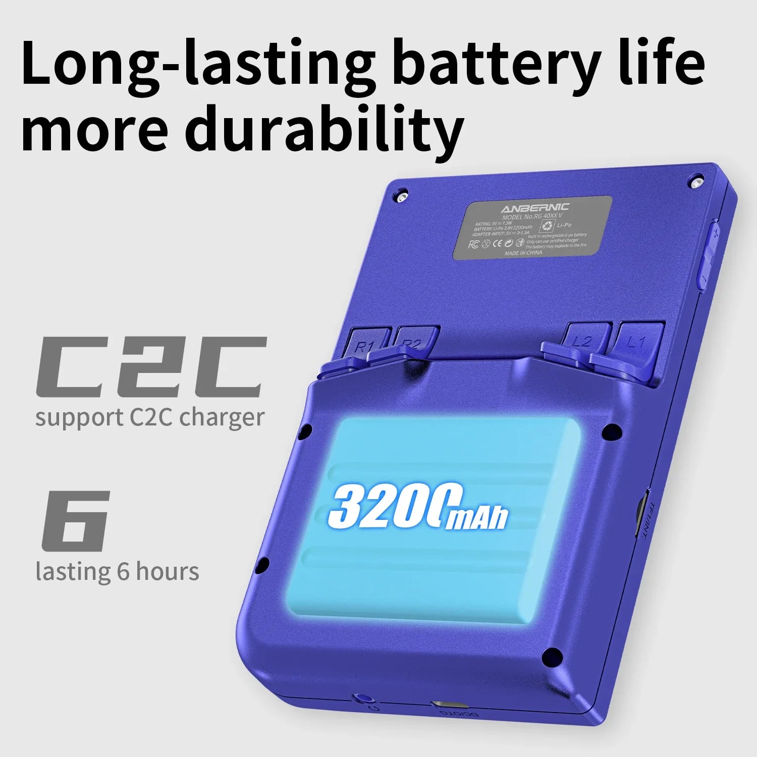 ANBERNIC RG 40XX V Retro Handheld Game Console 4.0-inch IPS Screen Linux 5G WIFI RG40XXV Video Player 256G 300+ PSP Games Gift
