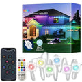 300ft Smart Eave Lights 180LEDS Permanent Outdoor Lights LED String Lights App Remote Waterproof for House Festival Daily Decor