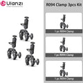 Ulanzi R094 Metal Super Clamp with Double Ball Head Magic Arm Clamp with 1/4" 3/8" Hole for DSLR Camera Monitor Light Mic Mount
