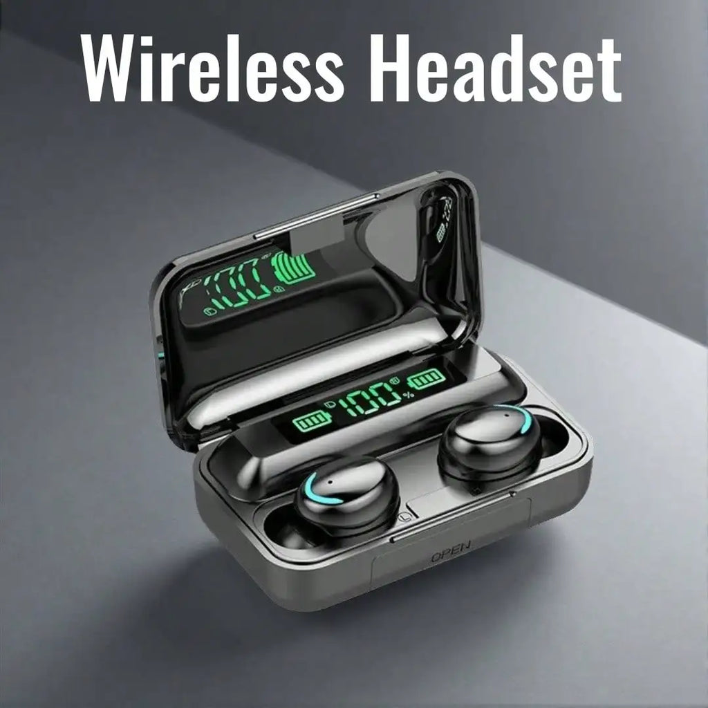 Mini Wireless Earbuds With LED Display, Sports Earphones With Microphone Compatible With All Devices, Gaming Headset With High-Fidelity Sound Quality, 400mAh Battery
