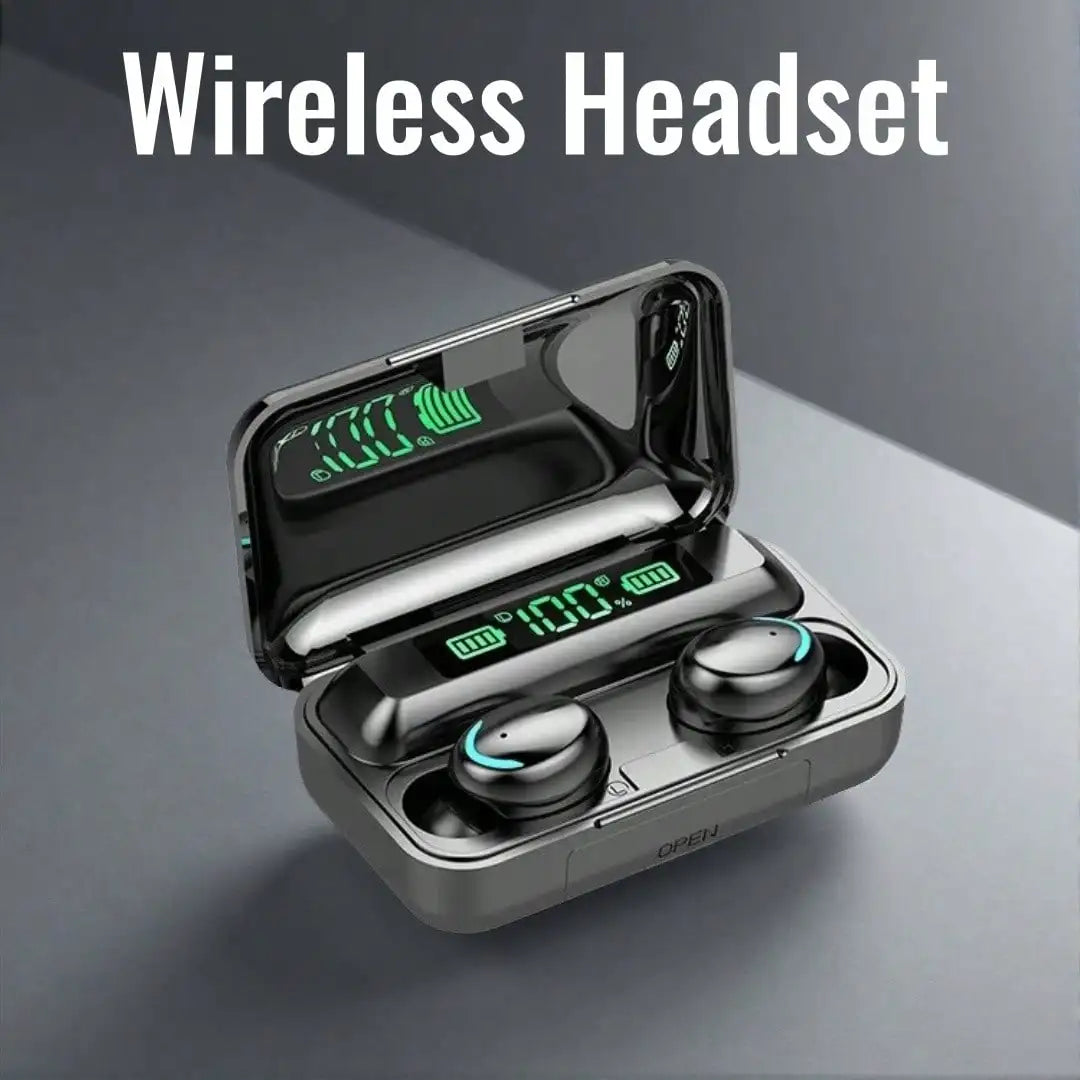 Mini Wireless Earbuds With LED Display, Sports Earphones With Microphone Compatible With All Devices, Gaming Headset With High-Fidelity Sound Quality, 400mAh Battery
