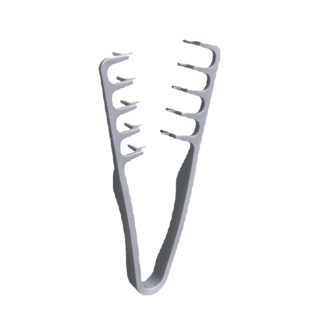 Men's Styling Comb Set, Plastic Material, Portable Small Easy Storage, Hair Grip Define Volume, Travel Office Dorm Use