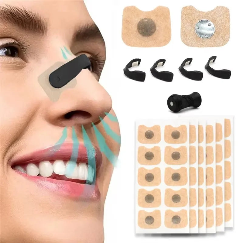 Magnetic Nasal Dilator Starter Kits Increase Air Intake Improve Sleeping Reduce Snoring Breathing Refill Nose Clip