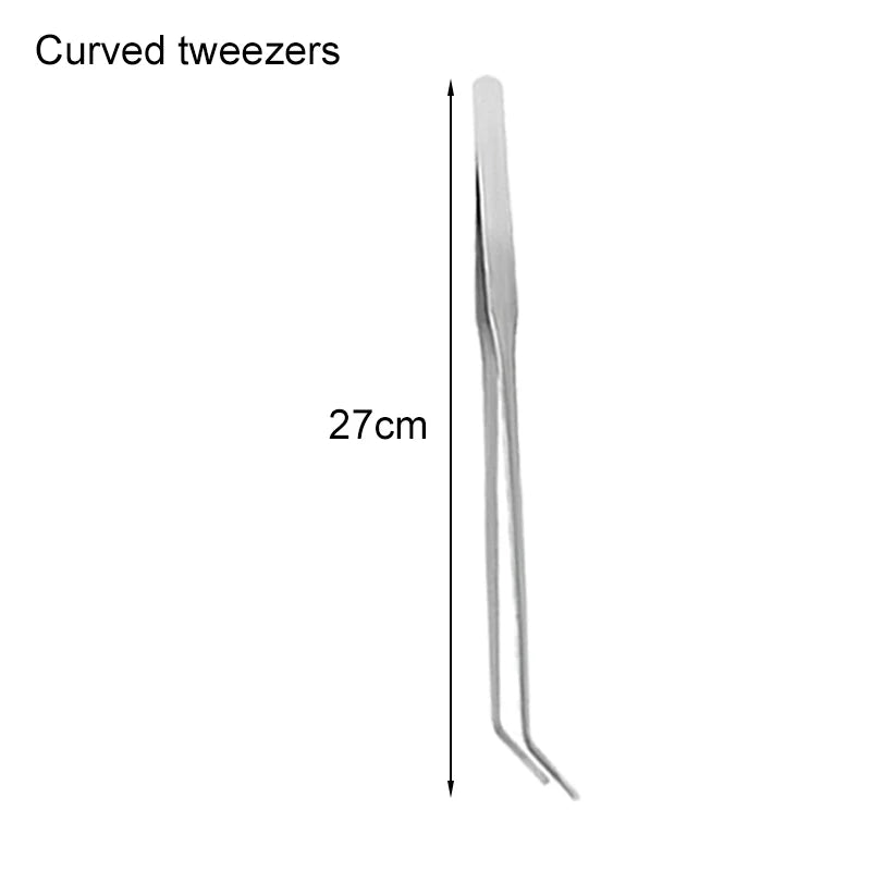 Aquarium Scissors Tweezers Tool Fish Tank Plants Wave Scissors Water Grass Stainless Cleaning Tools Holder Aquarium Accessories