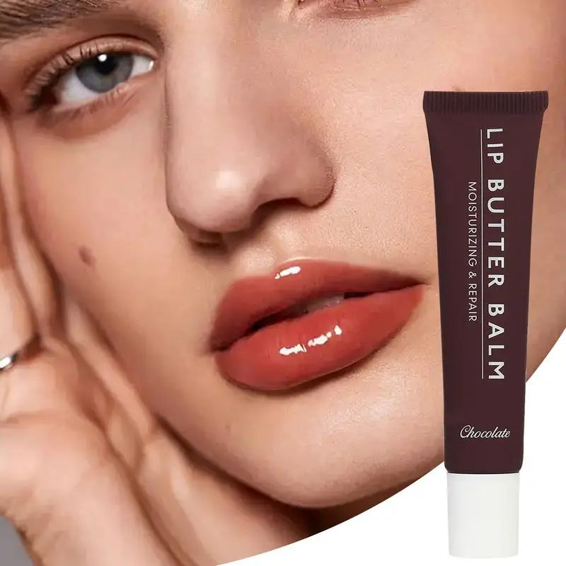 Lip Butter Balm Moisturizing Crystal Lip Balm Oil Jelly Lipgloss Liquid Lipstick Lip Tinted Brown Sugar Cherry Pink Lips Makeup