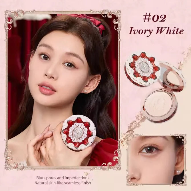 Flower Knows All In One Makeup Set Gift Box Garden Cushion Cream Foundation Matte Blush Long Lasting Velvet Lip Cream With Bag