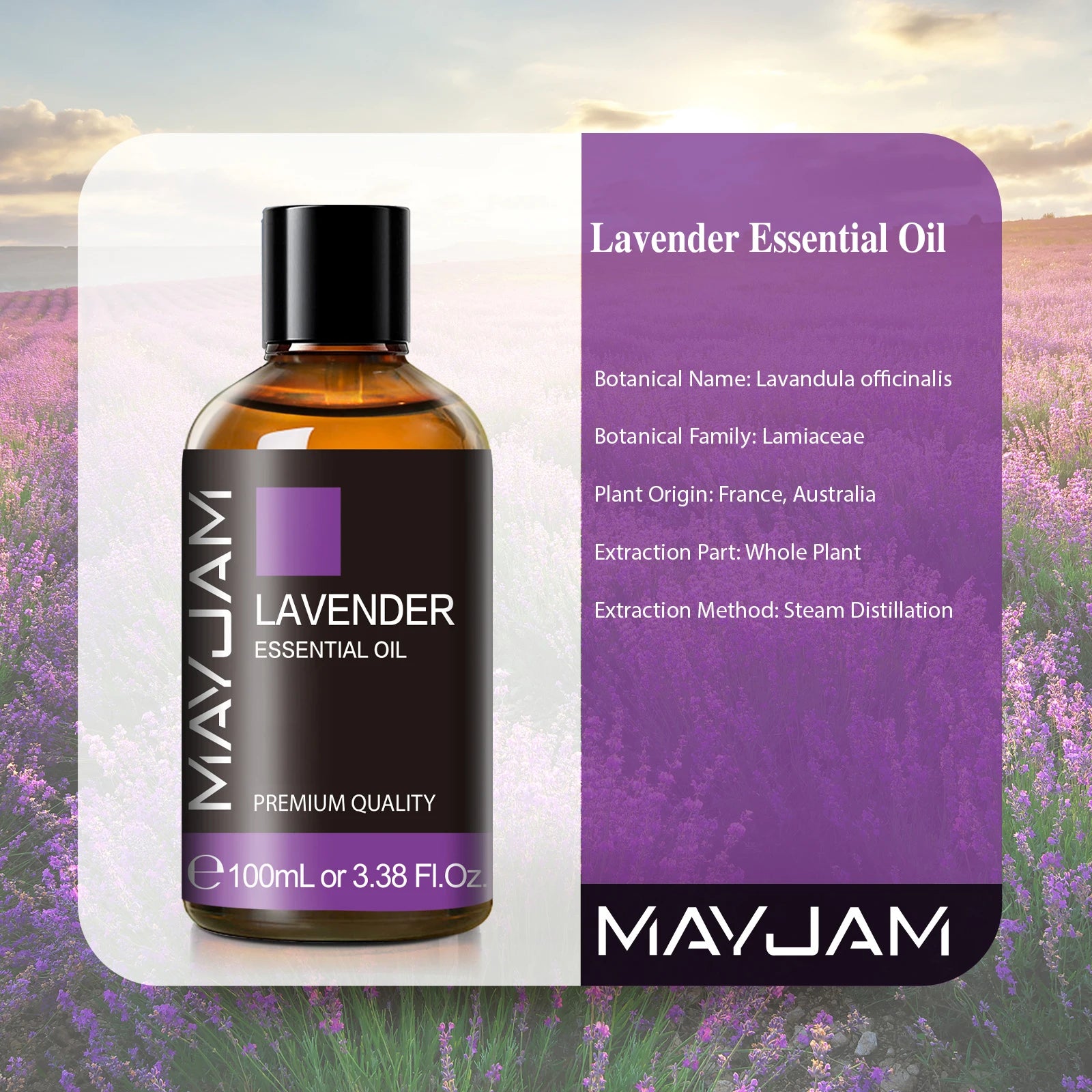 MAYJAM 100ML Premium Aromatic Essential Oil For Humidifiers Diffuser Burner DIY Soaps Candle Fast Shipping 1pcs