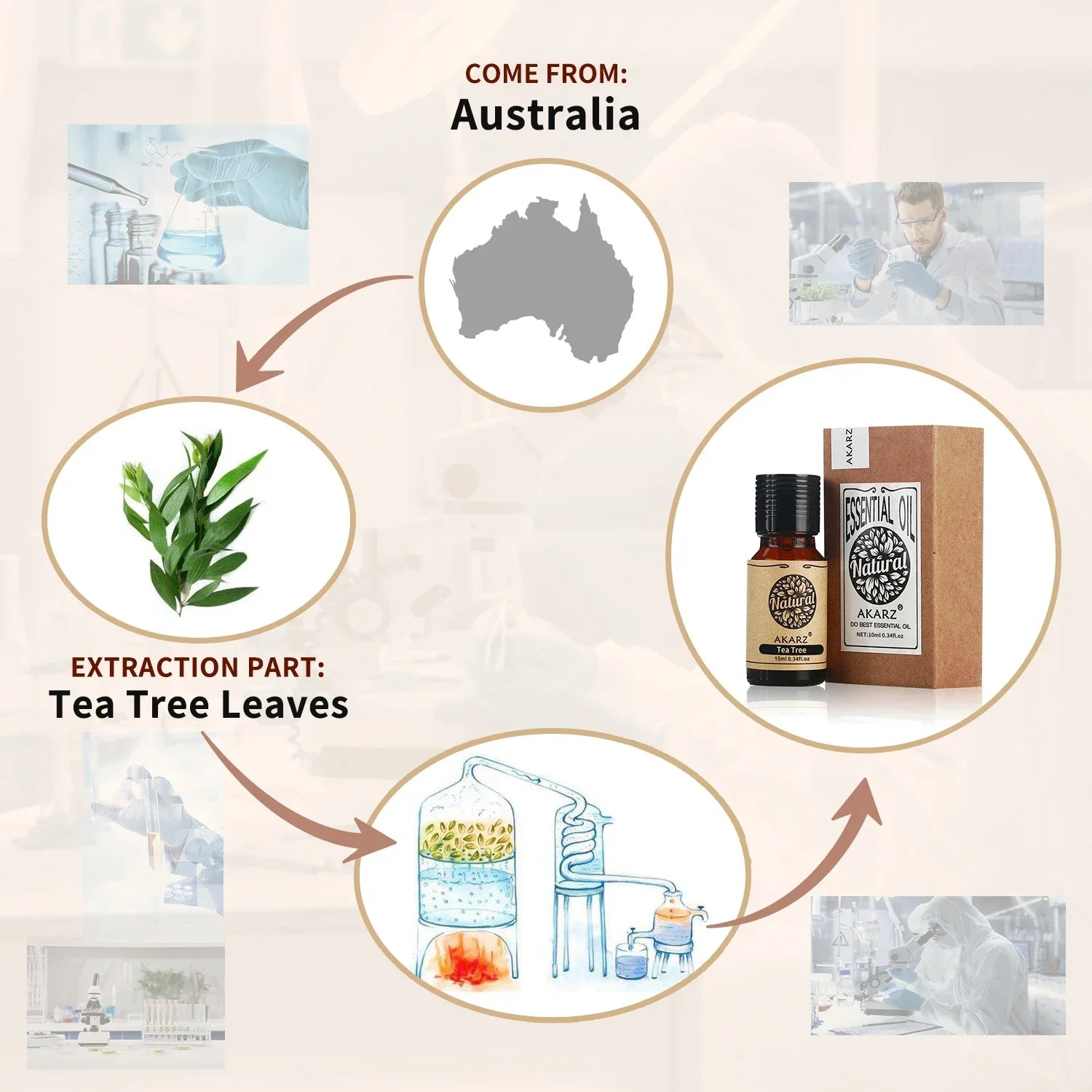 AKARZ Rosemary Essential Oil Natural for Body Hair Care Diffuser  Candle Soap Making  DIY Massage  Aroma huiles essentielles