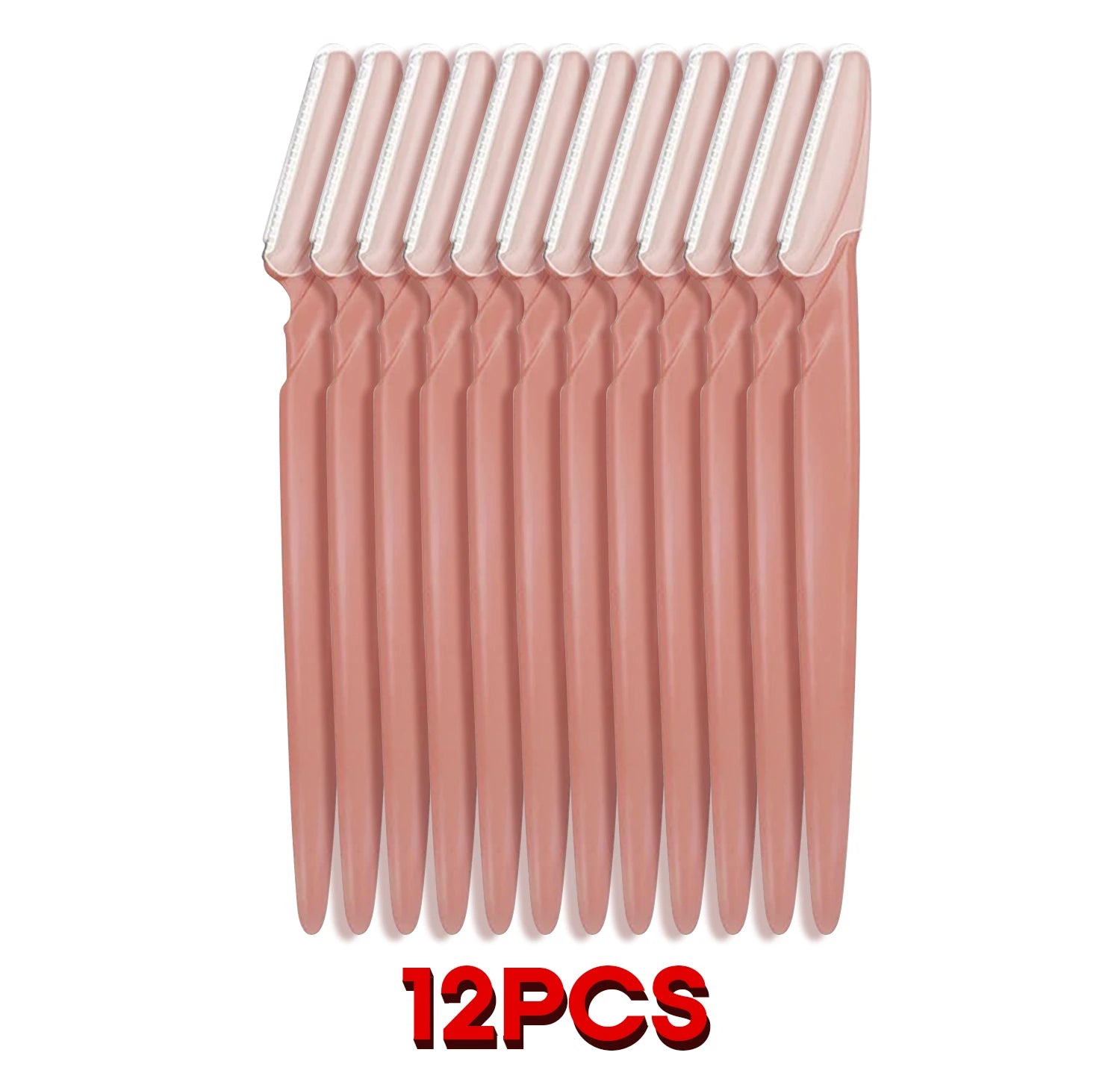 Eyebrow Trimmer 12/30/40/66PCS Brown Eyebrow Razor Safe Face Body Hair Removal Shaver Blades Woman Eyebrow Shaping Knife Razors