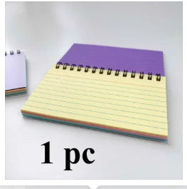 1 Pc Tearable Page Spiral Notebook A5 - Lined Journal Notepad for Work, School, Home Office, Daily Writing, Detachable Sheets Spiral Binding Notepad