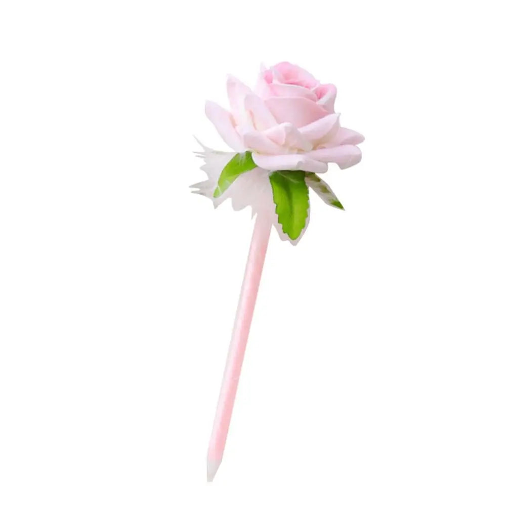 Cute Kawaii Rose Flower Ballpoint Pen Office School Supplies Stationery Creative Sweet Pretty Lovely Pen