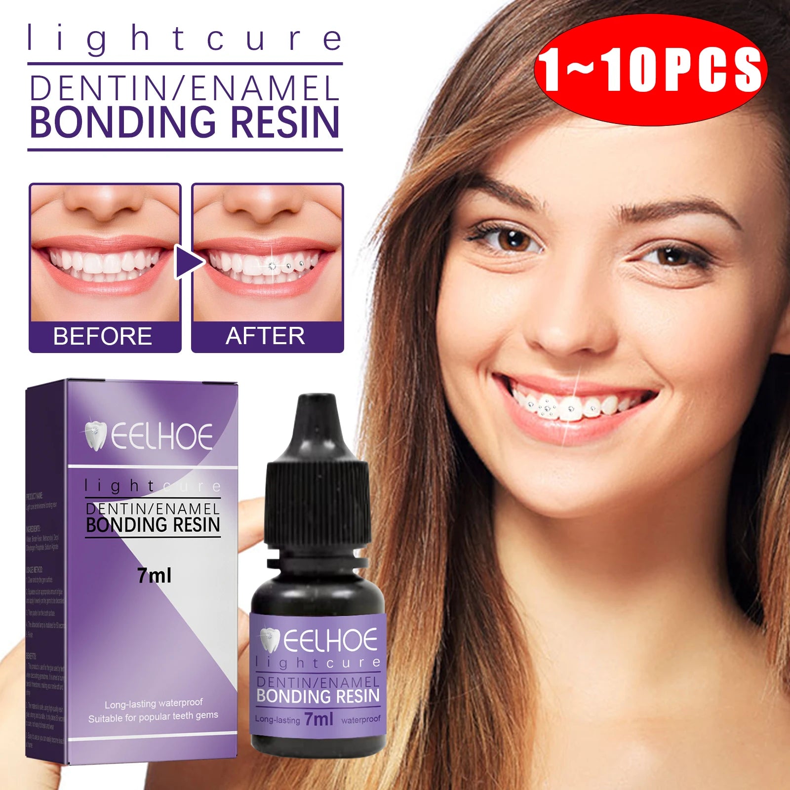 Tooth Gem Glue Dental Adhesive for Tooth Gems Diamond Kit Glue Teeth Crystal Jewelry Sturdy Tooth Jewelry Orthodontic Gel
