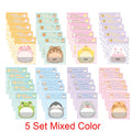 8 pcs/set,1-3-5 set Adhesive Kawaii Cartoon Animals Sticky Notes Notepad Memo Pad Stationery Sticker