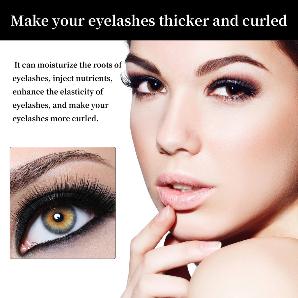 EELHOE Eyelash Enhancer Serum Extension Lash Eyebrow Fast Growth Longer Fuller Thicker Natural Curling Lash Lifting Makeup