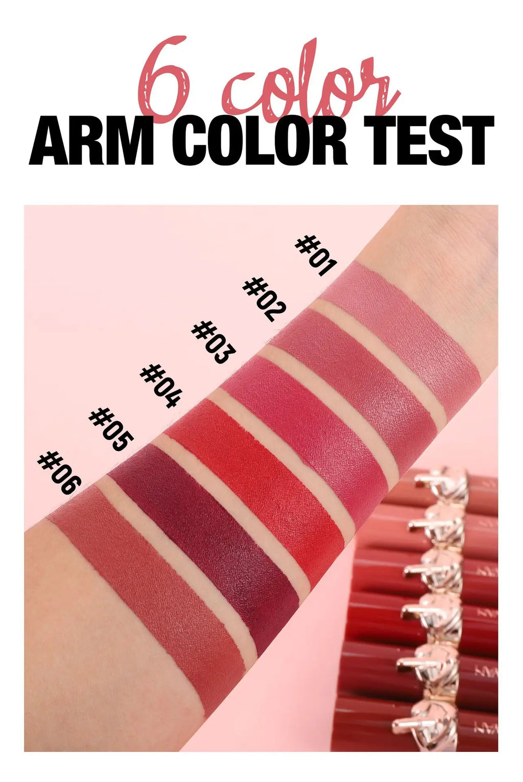 Velvet Lipstick Set Waterproof High Pigment Matte Moisturizing Non Fade Long Lasting Nude Red Lip Gloss Sexy Beauty Cosmetic