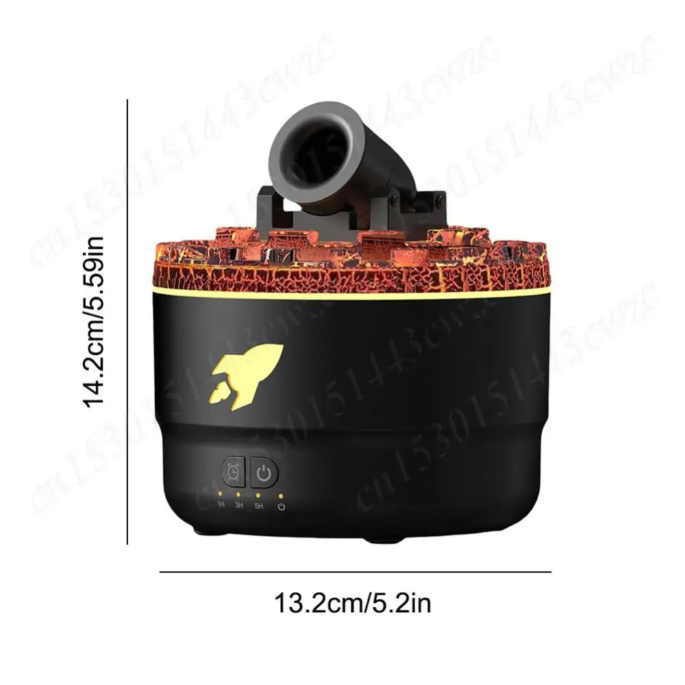 Volcanic Crack Light Cannons Humidifier Aroma Diffuser Cannon Essential Oil Diffuser Cannon Blast Turret Aromatherapy Humidifier
