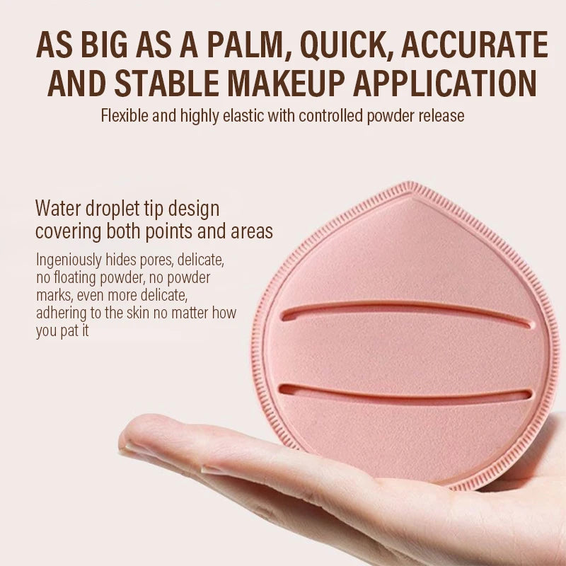 Super Thick Cotton Makeup Puff Soft Waterdrop Cosmetic Puff Air Cushion Wet Dry Dual Use Concealer Foundation Makeup Sponge Tool