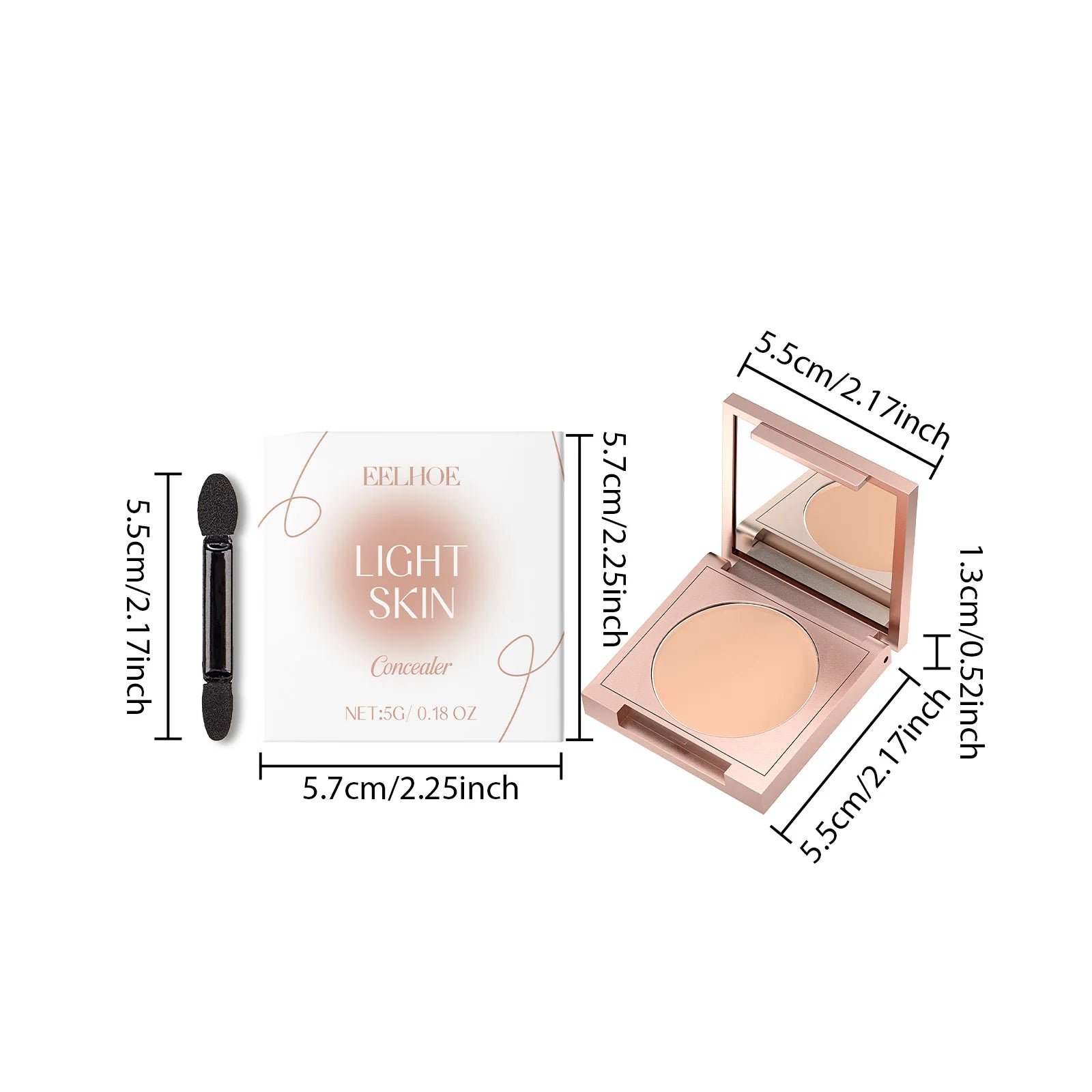High-Pigment Full Coverage Cream Highlighting Contouring for Dark Circles Tattoos Acne Waterproof Long-Lasting Matte Finish New
