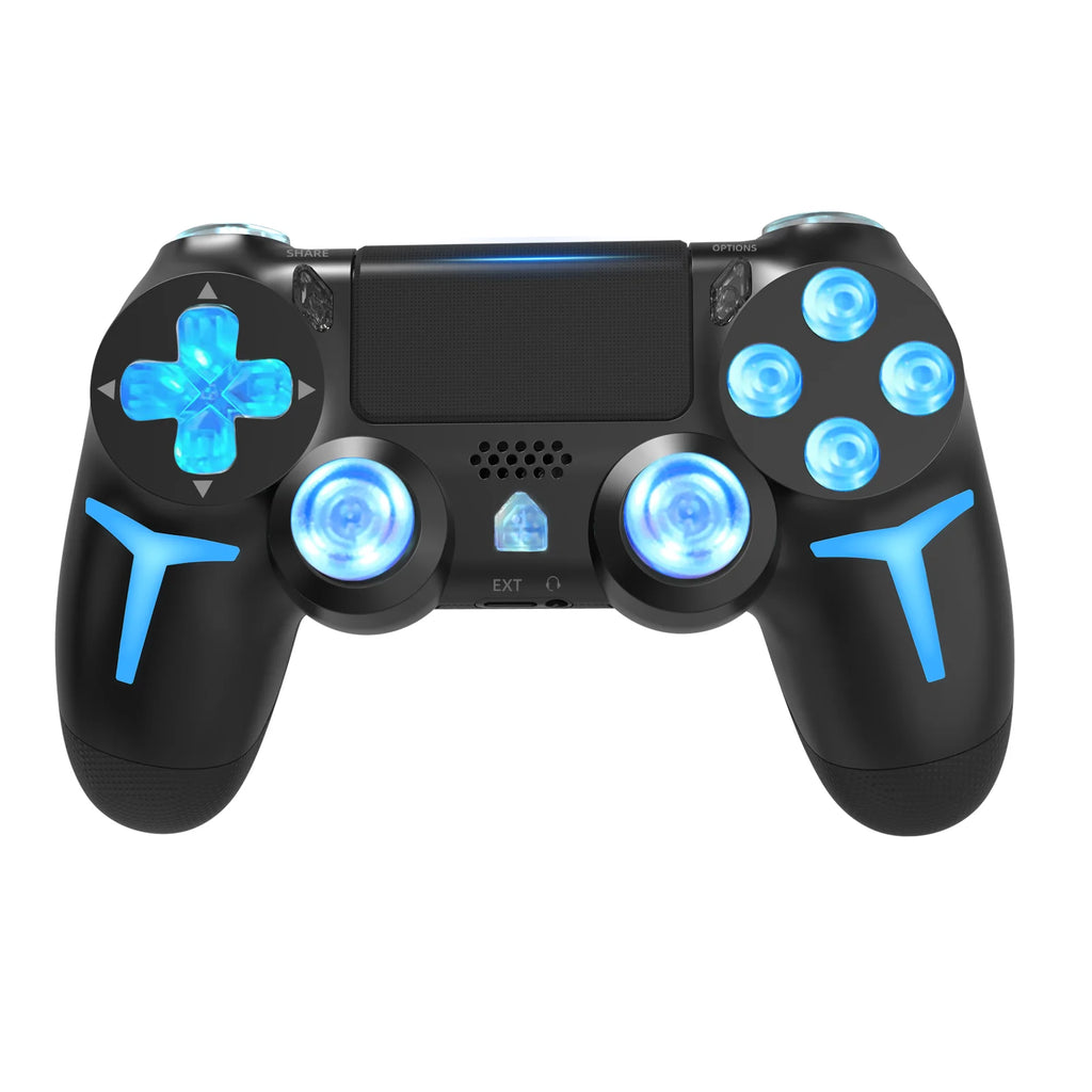 GAMINJA Wireless Gamepad Controller 6-Axis Gyro Dual Vibration Game Handle for PS4 PS3 PC Windows 10 8 7 Joystick Computer Game Accessories