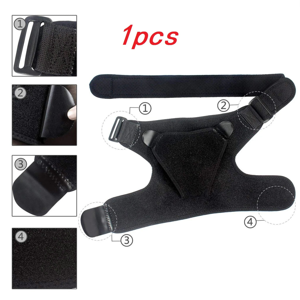 Shoulder Brace with Pressure Pad,Adjustable Shoulder Brace for Left and Right Shoulder Protect
