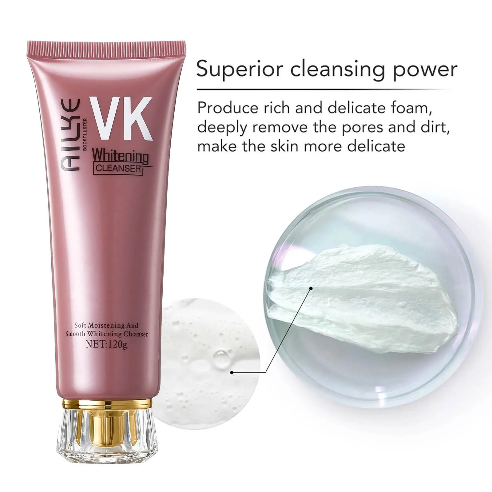 AILKE Lightening Anti-Wrinkle Face Cream, With Collagen, Hyaluronic Acid, Whitening Skin Care Women Facial Moisturizer Set