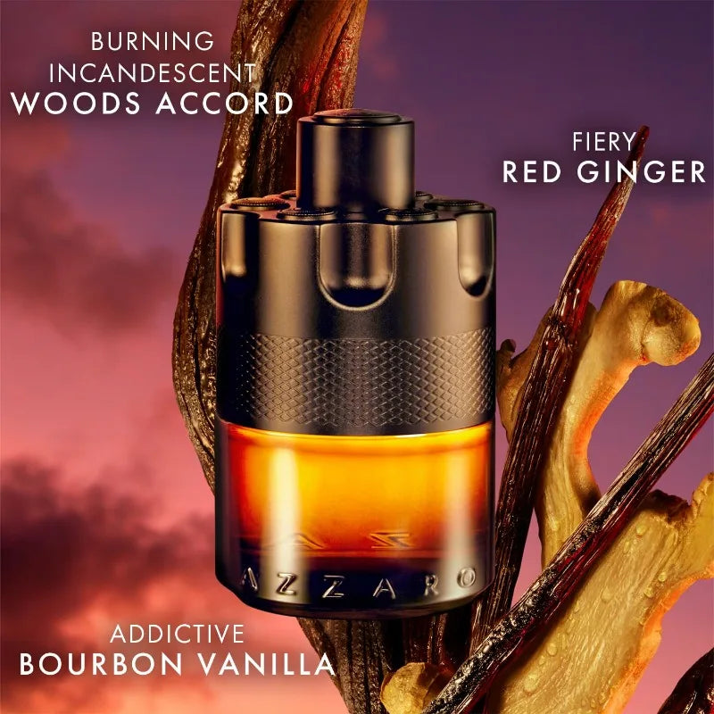 Azzaro The Most Wanted Parfum Eau de Parfum Homme Spray 100ml French Original Perfumes Lasting Woody Spicy Pheromones Perfume