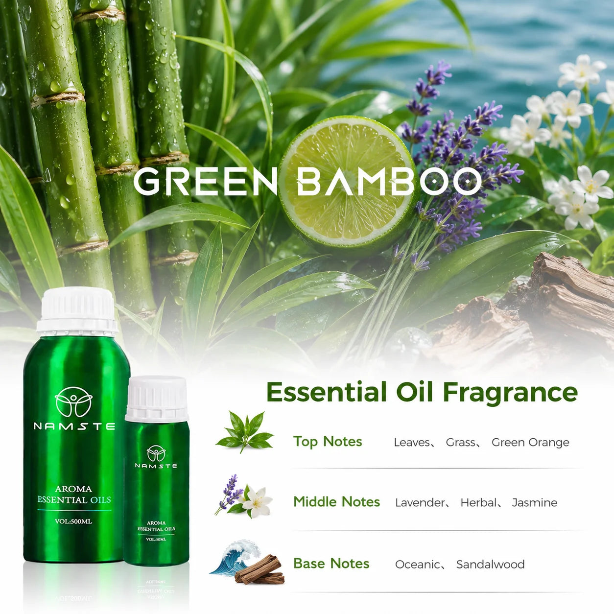 NAMSTE 100ML Perfume Hotel Essential Oil Home Air Freshener Pure Plant Essential Oil Hotel Room Fragrance Diffuser Air Purifier