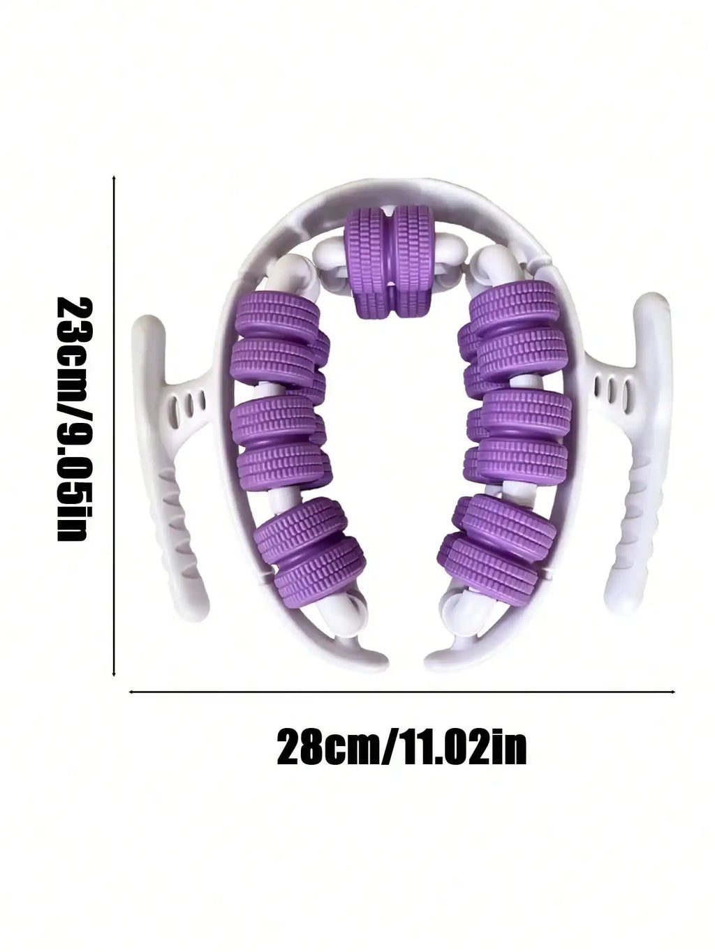 1Pc Yoga Leg Ring Clamp Equipped with 28 Roller Wheels, Calf Muscle Relief, Leg Massage & Shaping Roller Clamp