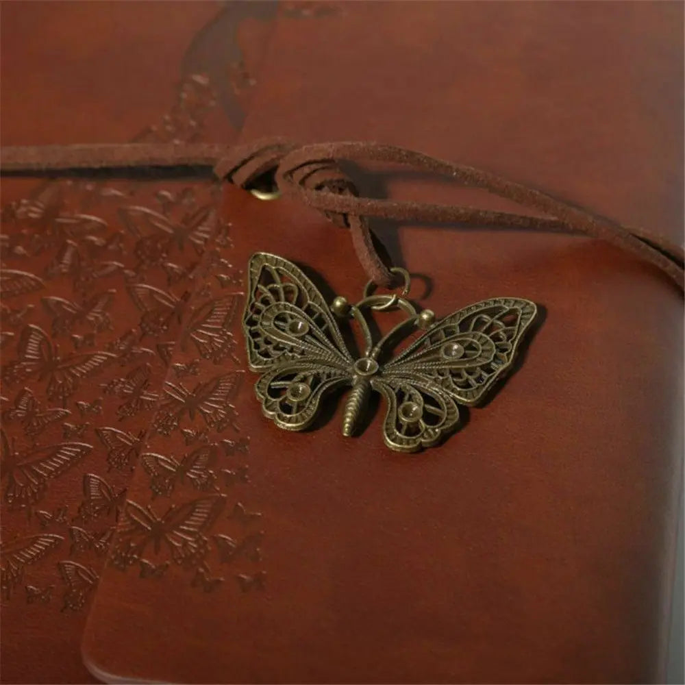 40 Page Photo Album Leather Scrapbook Gifts Vintage DIY Albums Travel Holiday