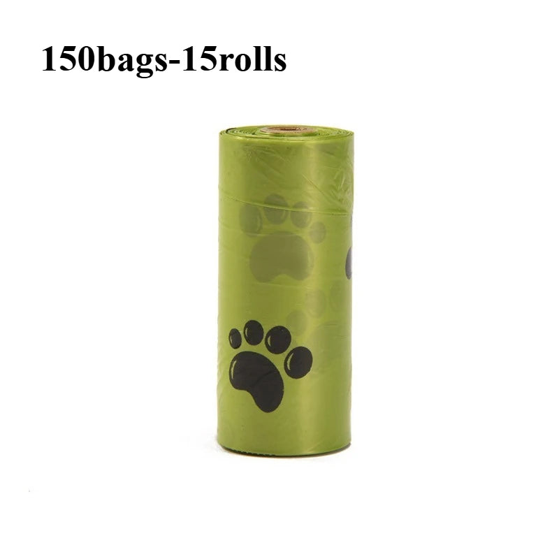 15 Pieces/roll 22*30 Cm Biodegradable Poop Dog Bags - Thickened Dog Waste Bags for On-the-Go Outdoor Cleanup