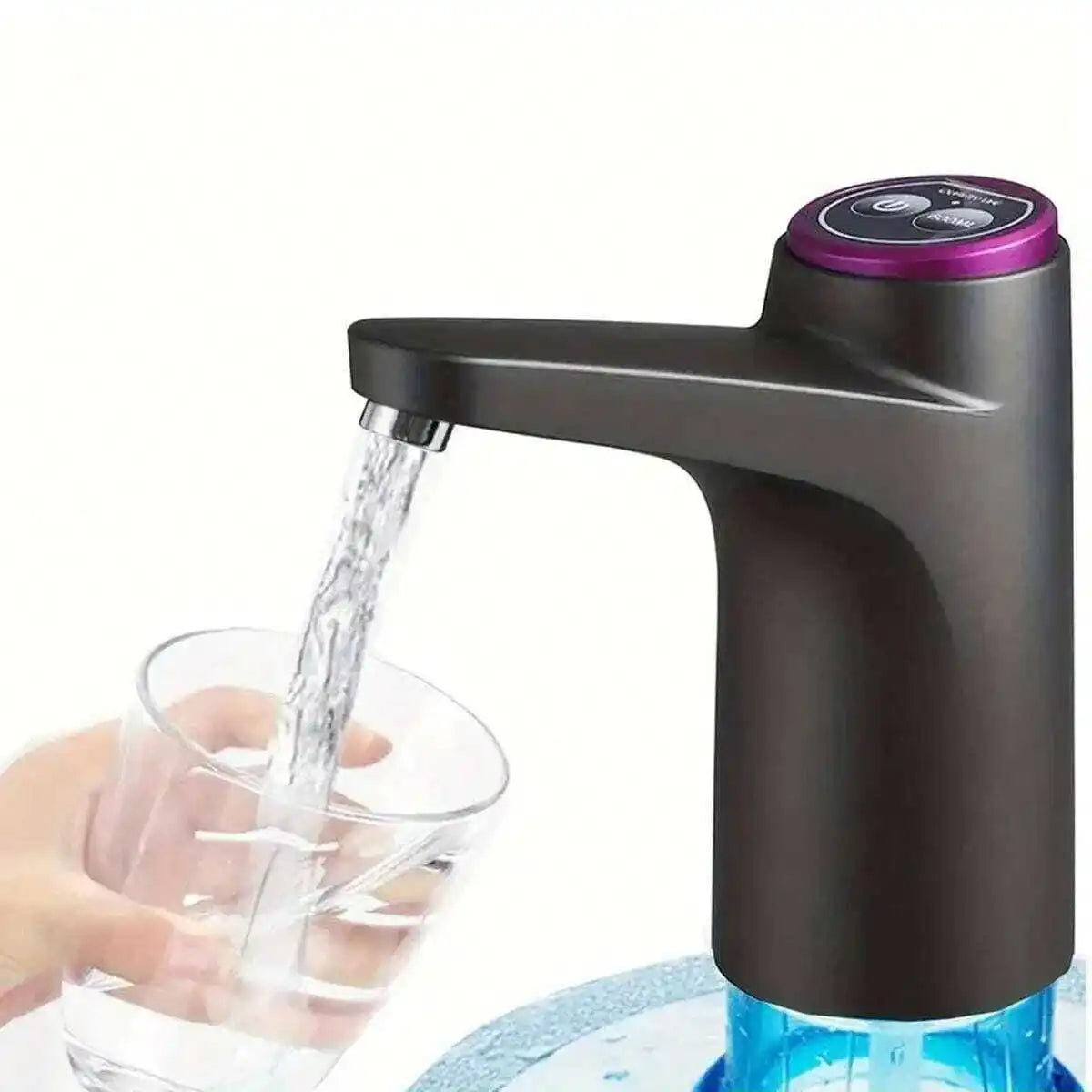 5 Gallon Water Dispenser: USB Rechargeable Kettle Pump-Portable, Automatic And Electric-For Home, Office And Outdoor Use.