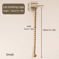 Weysat Cat Tree with 2 x 59.1 Inch Climbing Rope Wall Mounted Cat Climbing Tower Toy with Scratching Post Kitten Rope Ladder