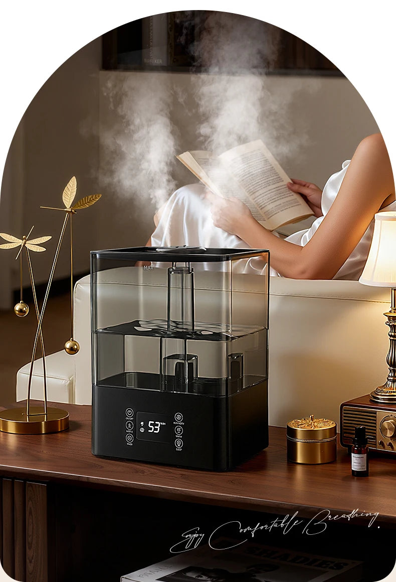 6L Professional Large Capacity Household Silent Air Humidifier Plant Spray Aroma Diffuser Ultrasonic Water Mist Diffuser