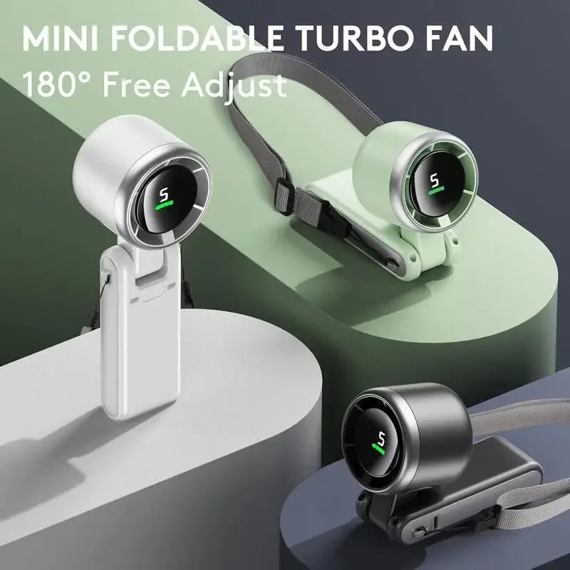 3-in-1 Fan, 5-speed, 3600mAh Rechargeable Lithium Battery, USB Charging, Travel Mini Fan