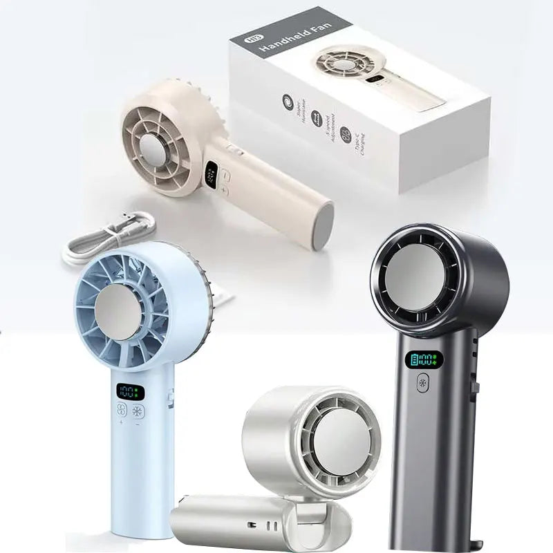 2026 New Cooling Handheld Fan High-Speed Fan Portable USB Mini Fan Summer Cooling,Beach,Travel,Spring Summer Picks,Brides Maid Gifts,Room,Bedroom Deccor,Bedroom Deccor,Beach,Travel,For Men,For Women,Vacation,Cute Stuff,Outdoo