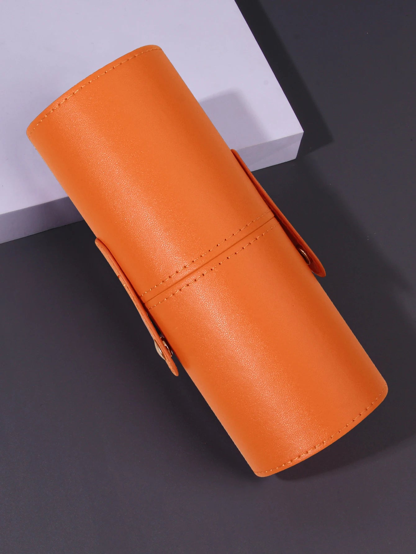 Portable Multi-Color Makeup Brush Bucket Storage Container Dustproof Brush Bucket with Lid Desktop Storage Pen Holder