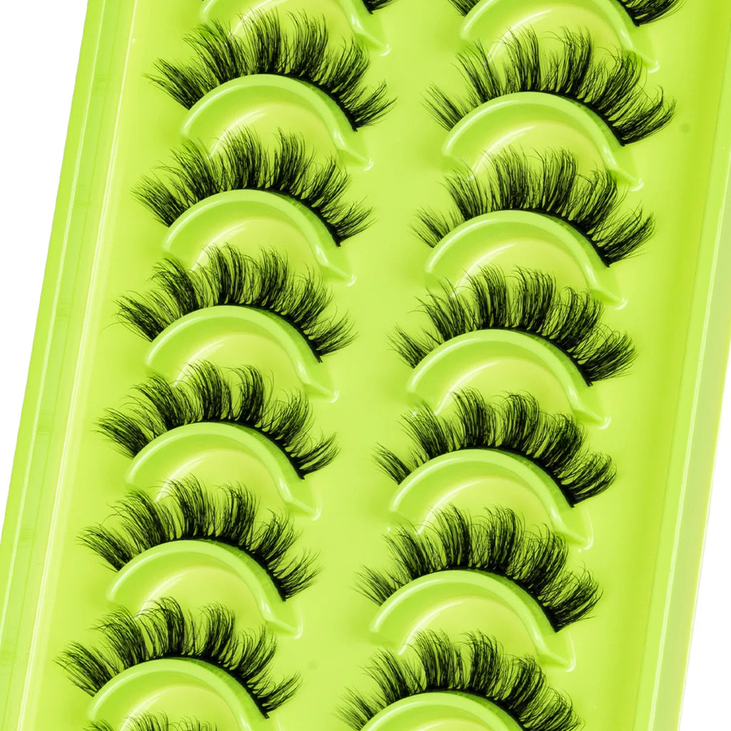 3D Mink Lashes Soft Wispy Natural long False Eyelashes Curly Volume Lashes Eyelash Extension