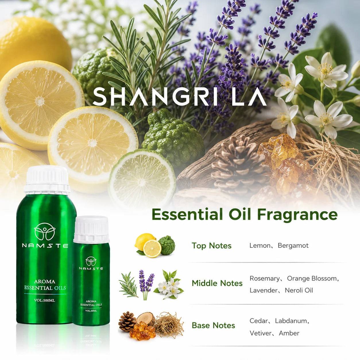 NAMSTE 100ML Perfume Hotel Essential Oil Home Air Freshener Pure Plant Essential Oil Hotel Room Fragrance Diffuser Air Purifier