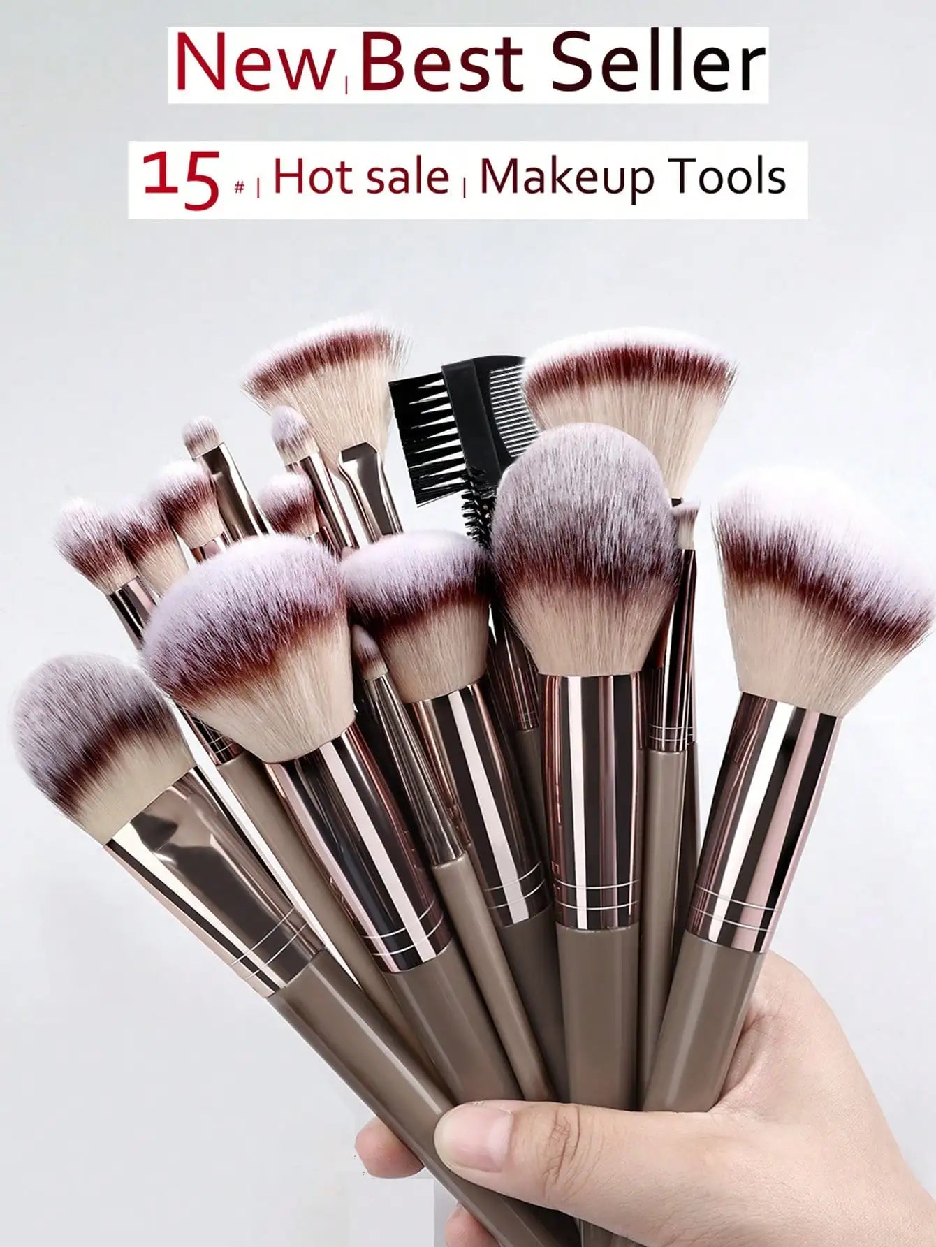 3pcs Makeup Brush Set, Including Angled Eyeliner Brush, Eyebrow Brush, And Ultra-Fine Eyeshadow Brush, Makeup Brush Set, Makeup Brush Kit, Makeup Brush Set, Full Makeup Brushes, Makeup Brush Set, Complete Makeup Tools, Makeup
