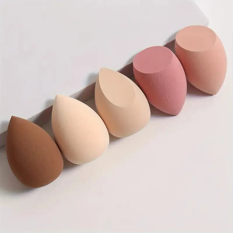 3-Pack Brown Makeup Sponges - Holiday SFX & Party Glam Essential for Costume & Evening Looks brochas maquillaje