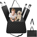 SucceBuy Back Seat Extender for Dogs Hammock for Car Back seat Car Seat Cover with Hard Bottom Dog Car Seat Bed Supports 350lb