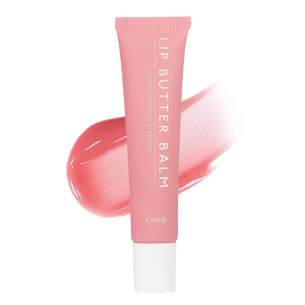 Lip Butter Balm Moisturizing Crystal Lip Balm Oil Jelly Lipgloss Liquid Lipstick Lip Tinted Brown Sugar Cherry Pink Lips Makeup