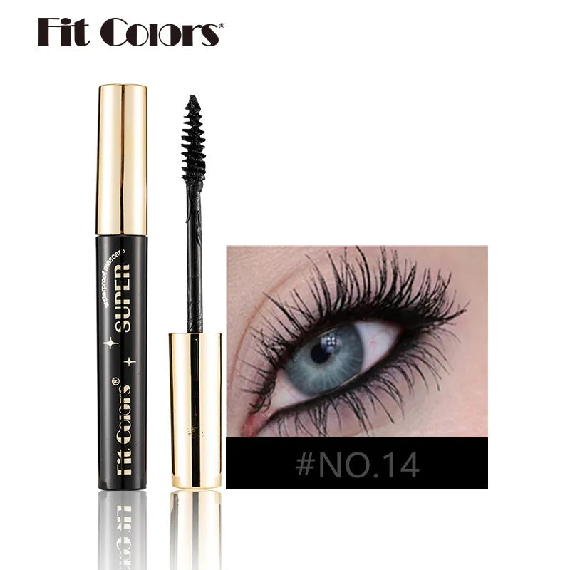 5D Silk Fiber Mascara Lash Color Mascara Waterproof 14 Colors 3D Mascara Eyelash Extension Thick Lengthening Eye Lashes Cosmetic
